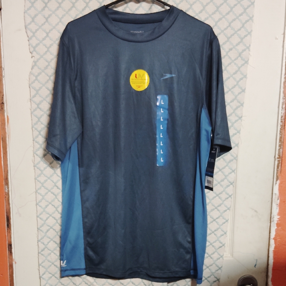Men's Blue Athletic Shirt